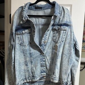 SHEIN Light Blue Denim Jacket
